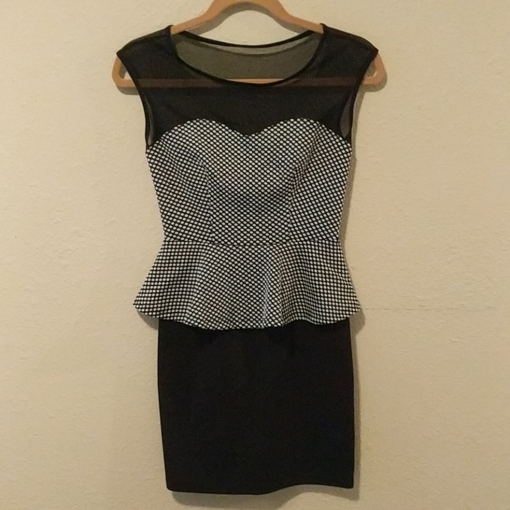 Cute polka dot tulip dress